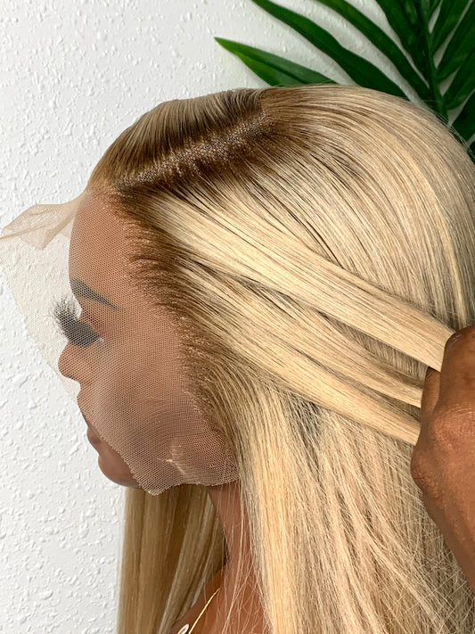 Color Formula: Blonde with Brown Roots (Digital)