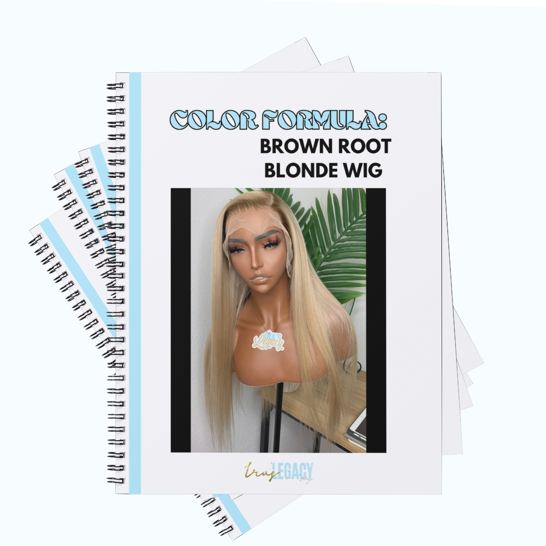 Color Formula: Blonde with Brown Roots (Digital)