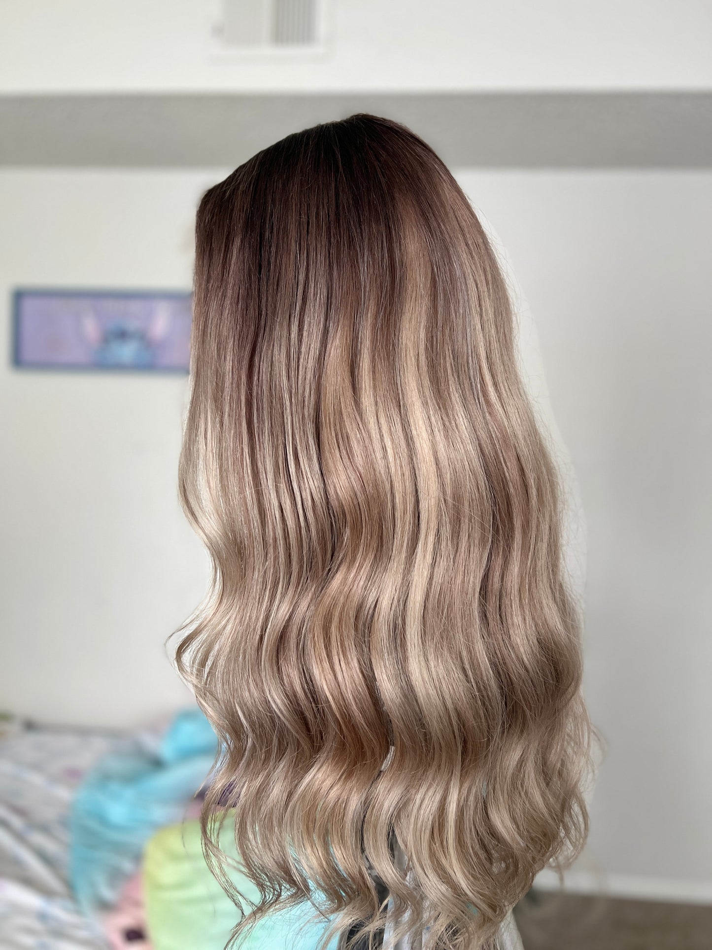 Ash Mushroom Blonde 24” Wig